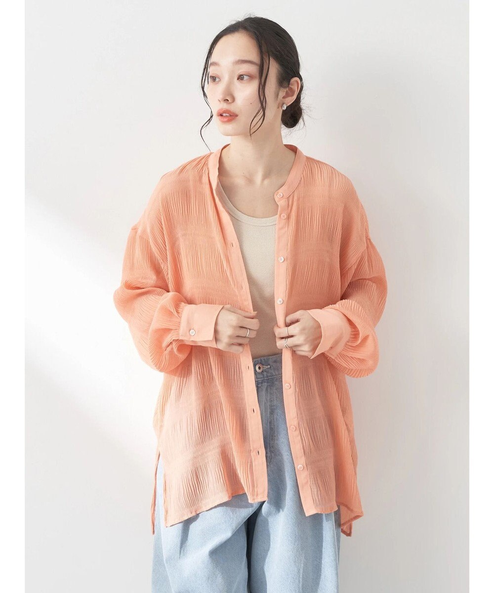 earth music&ecology クシュクシュシアーシャツ 