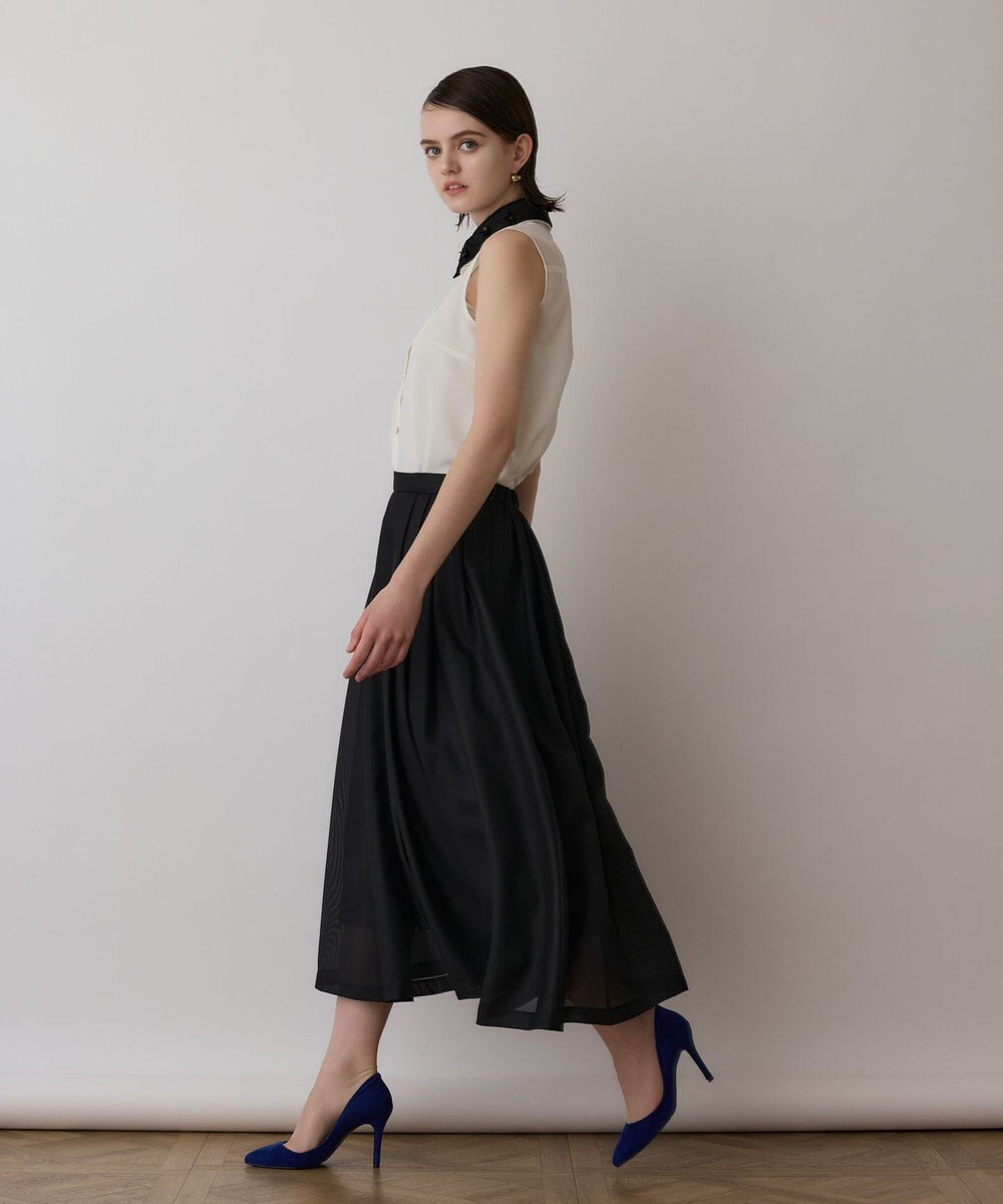 GRACE CONTINENTAL シアーメッシュスカート 