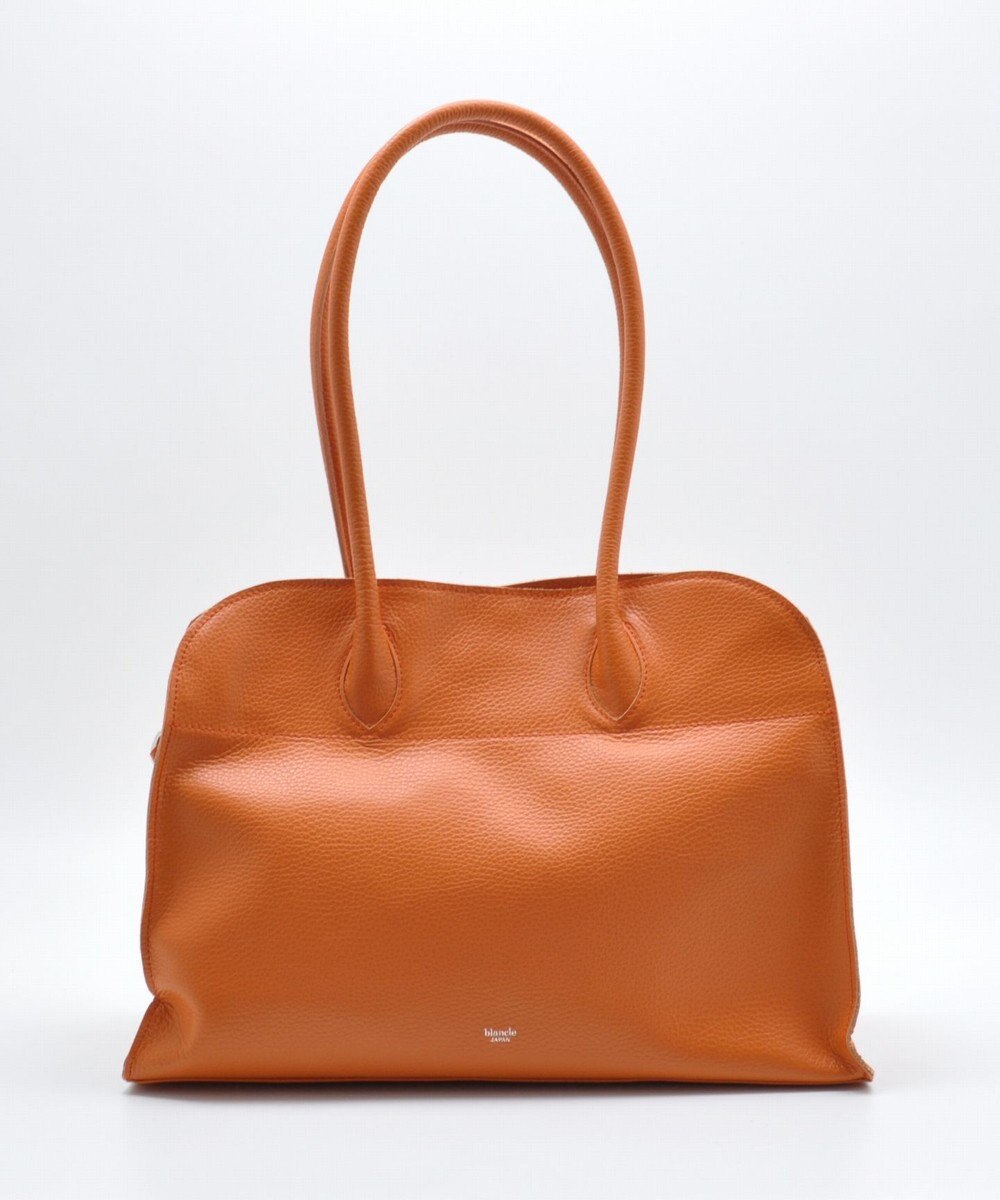 blancle シュリンクレザー ワイドボストン 