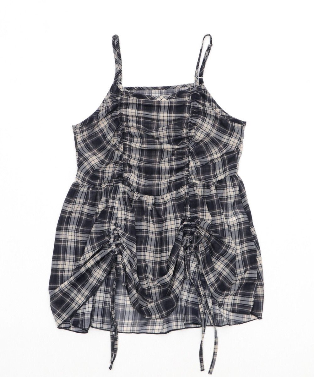 WEGO ドロストデザインキャミワンピース 