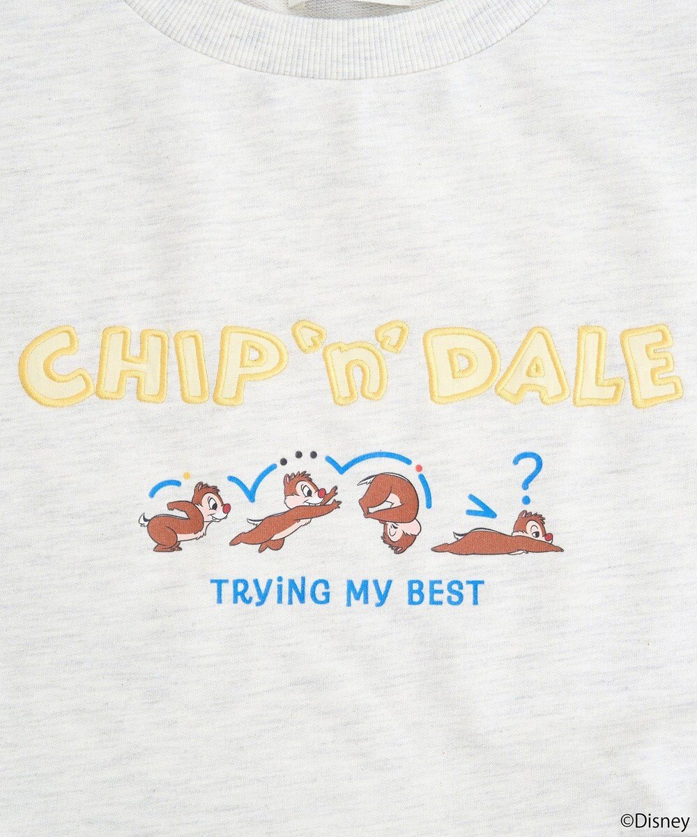 earth music&ecology チップ＆デール／フリル裏毛プルオーバー 