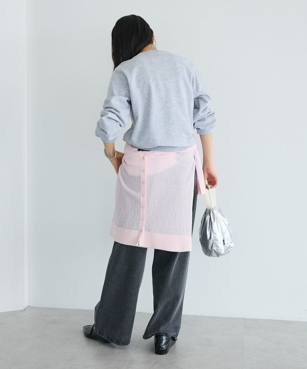 CRAFT STANDARD BOUTIQUE ミニ裏毛ツイストプルオーバー 