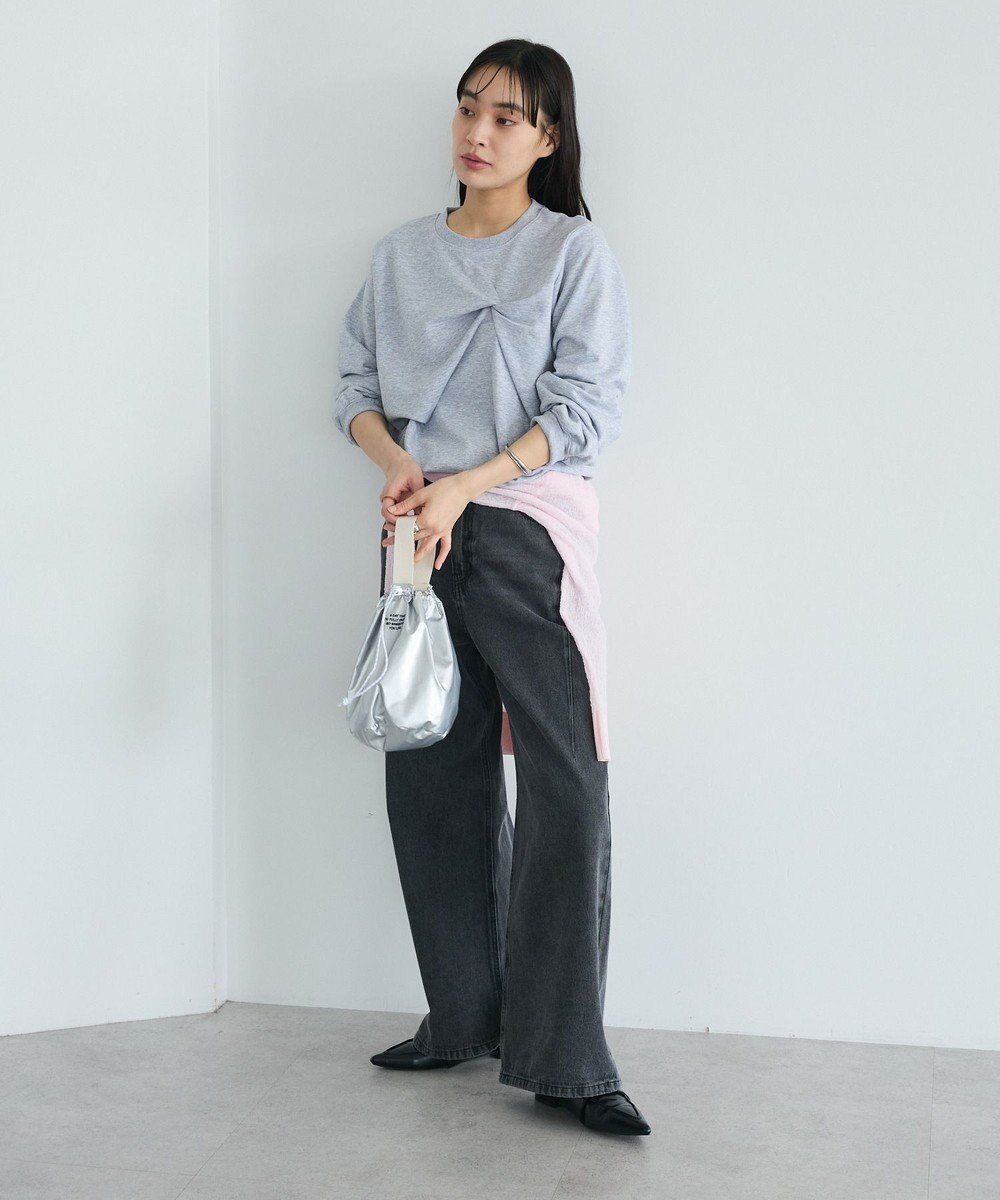 CRAFT STANDARD BOUTIQUE ミニ裏毛ツイストプルオーバー 