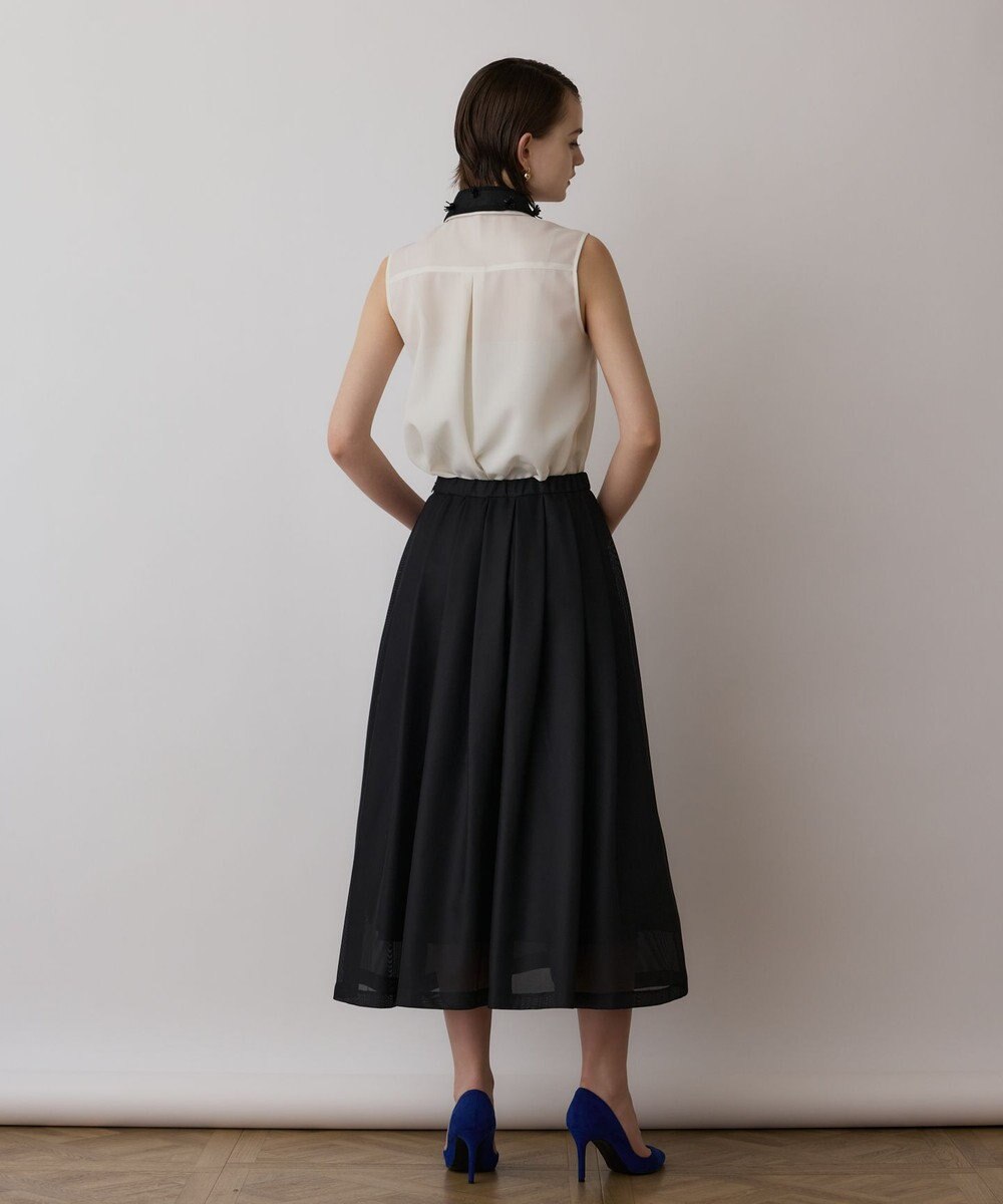 GRACE CONTINENTAL シアーメッシュスカート 