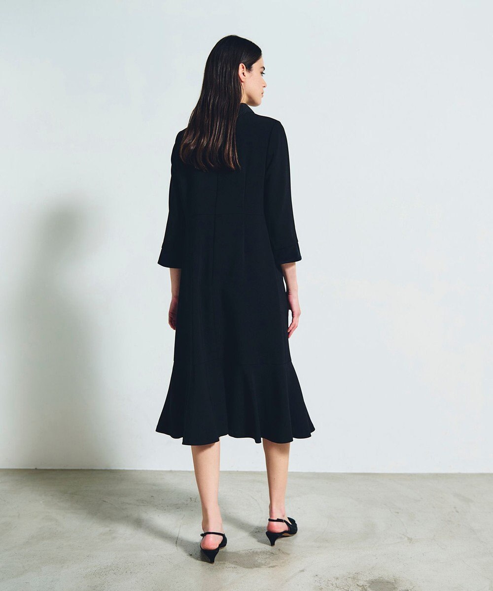 GRACE CONTINENTAL ダブルクロスドレス 