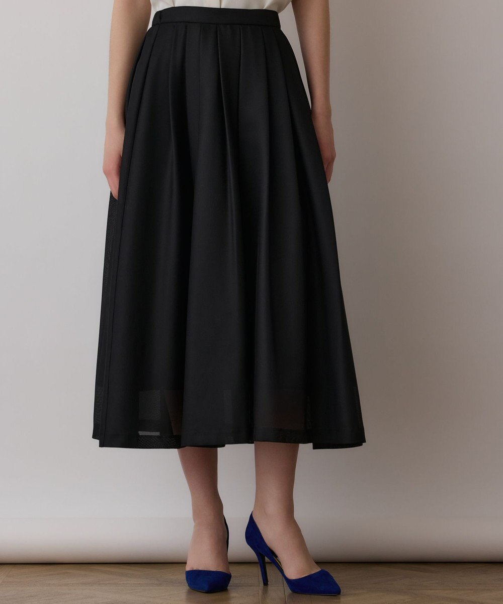 GRACE CONTINENTAL シアーメッシュスカート 