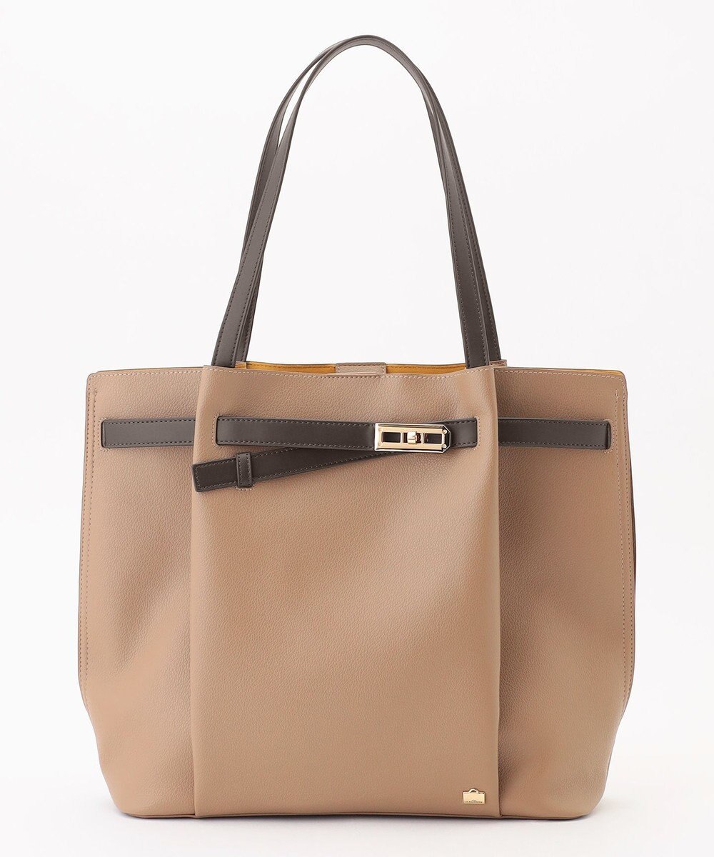 LA BAGAGERIE コンビカラーA4トートバッグ 
