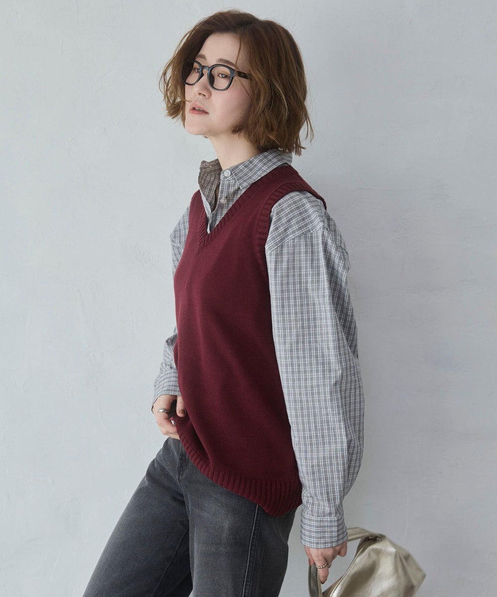 WEGO 【2026春夏】ベーシックニットベスト 