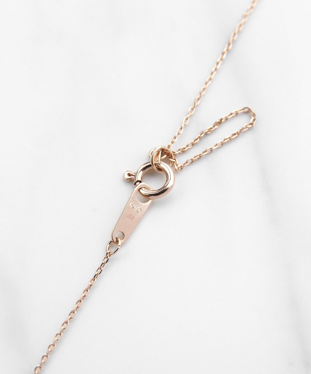 TOCCA 【WEB限定】BLOOMING BUD K10 NECKLACE K10 天然石カボションカット ダイヤモンド ネックレス 