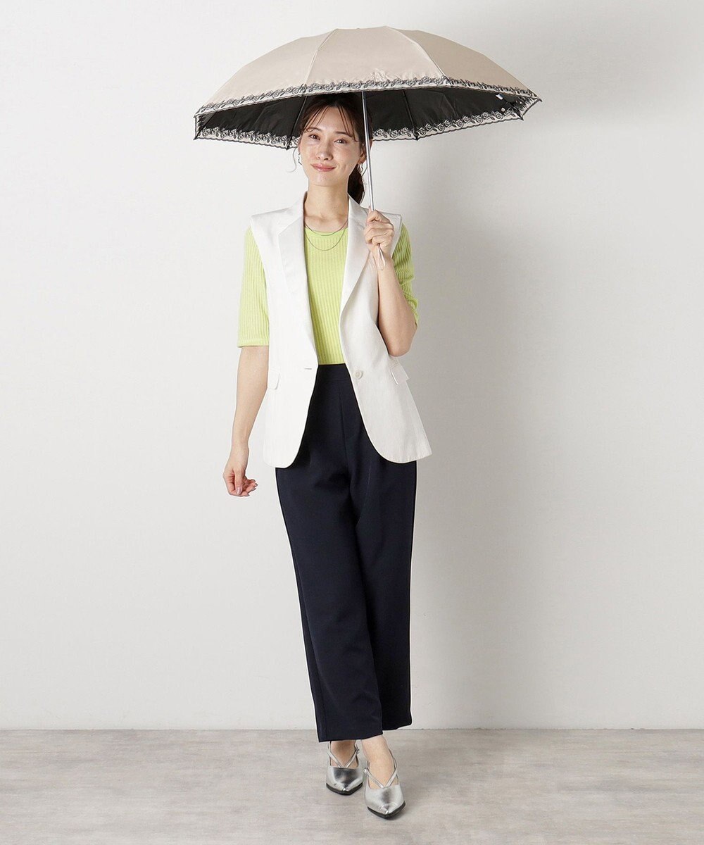 MOONBAT LV雨M P30D*バラオーガンジーカットワーク 