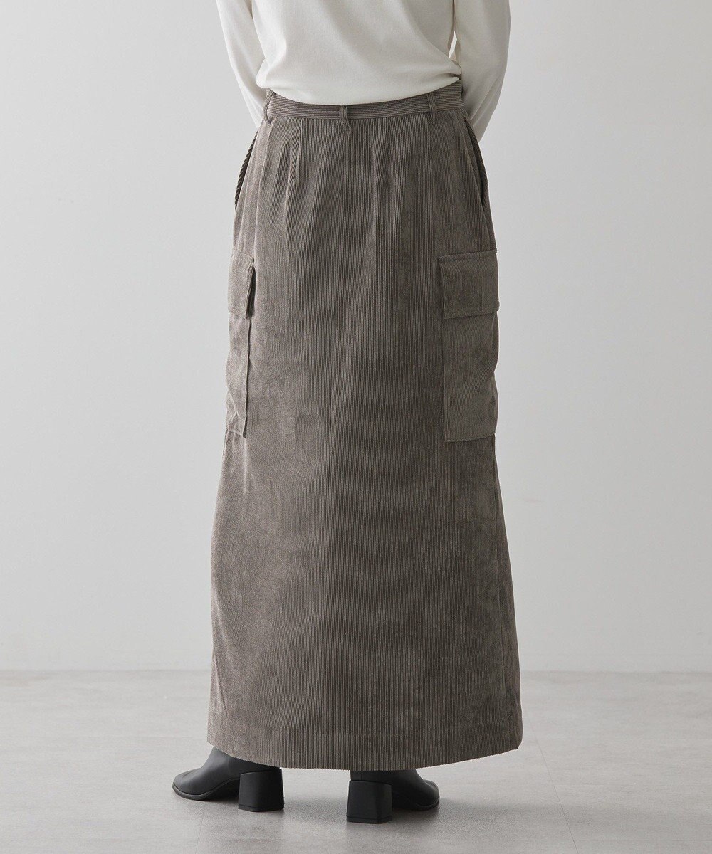 AMERICAN HOLIC コーデュロイサイドポケットタイトスカート 