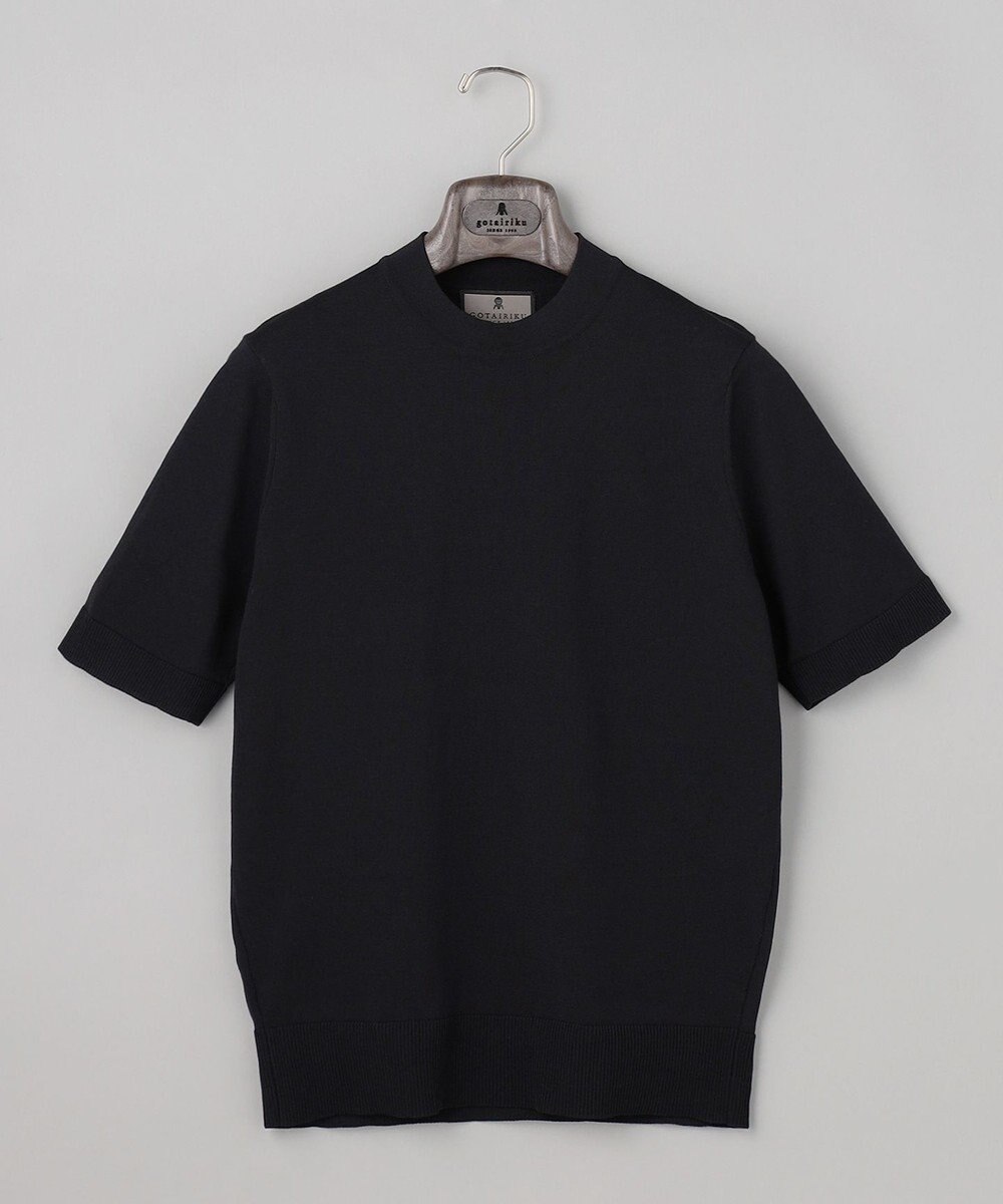 GOTAIRIKU 綿とポリのいいとこどり【洗濯機可】テーラード DRESS BIZ ニットTシャツ 