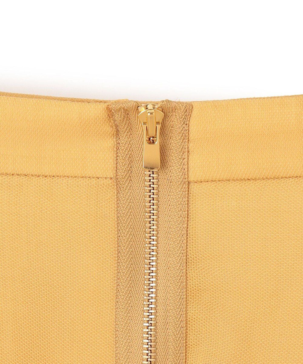 BEIGE， PINE / ウールレイヤードフレアスカート 