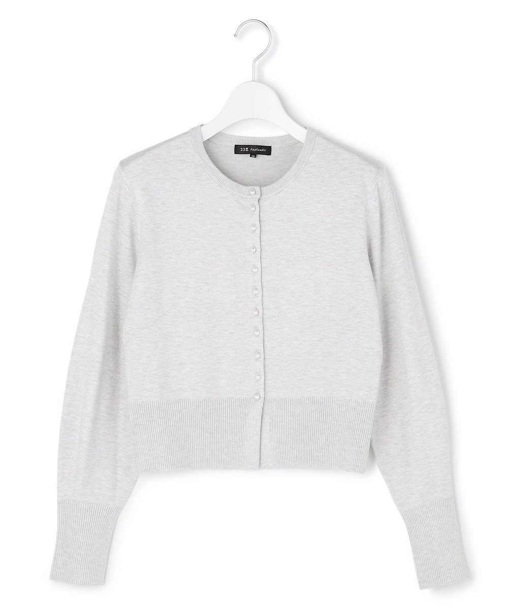 23区 【APPLAUDIR】コンパクト ラメカーディガン 