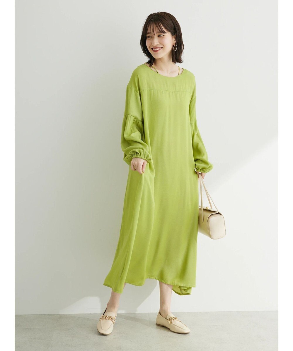 Green Parks ・ｆｕｒｒｙ　ｒａｔｅ　バックレースアップワンピース 