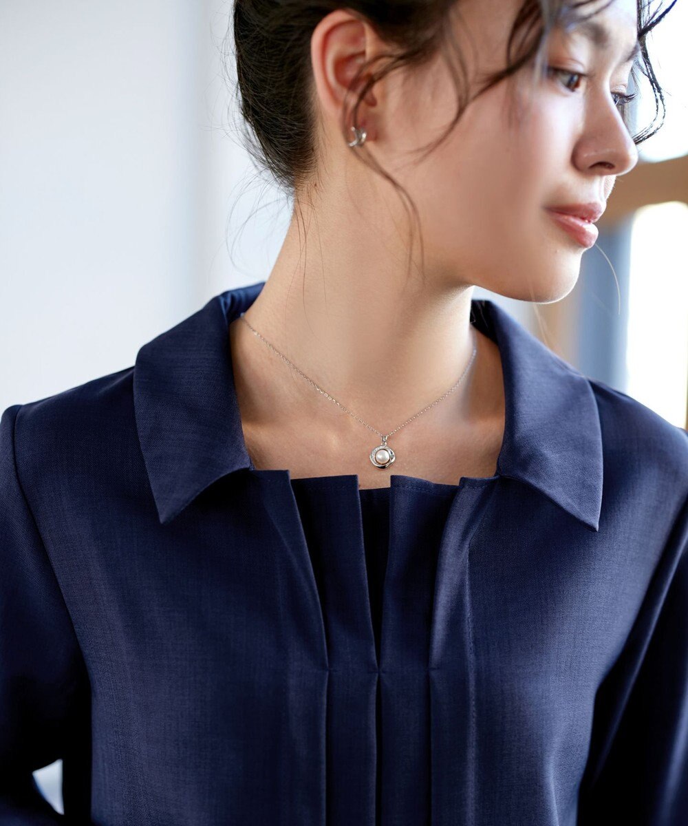 Tiaclasse フロントタックシャツチュニック 