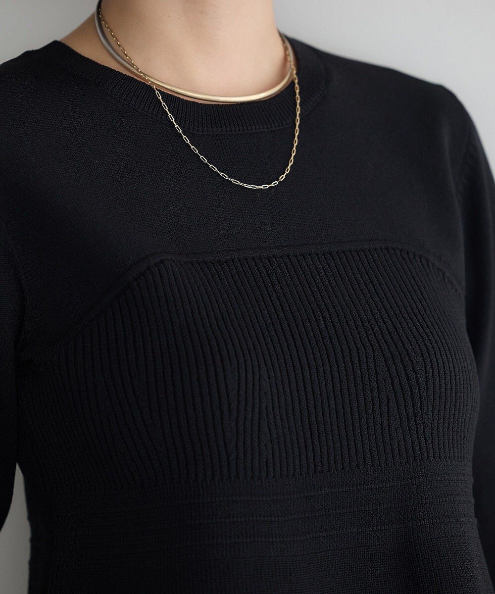 YECCA VECCA ビスチェデザインニット 