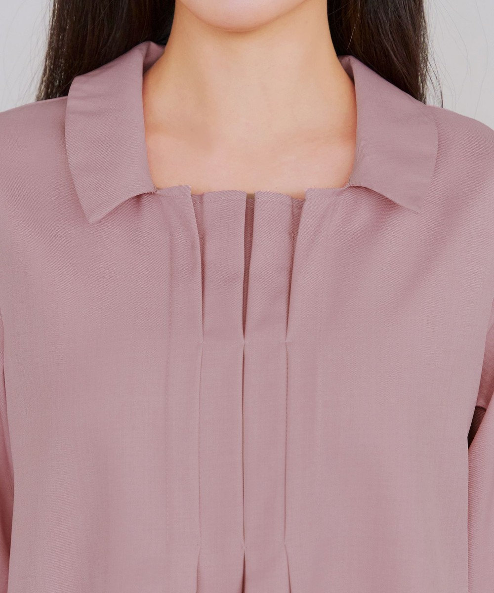 Tiaclasse フロントタックシャツチュニック 