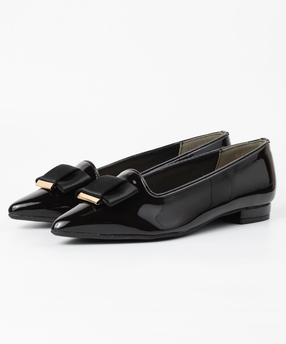 BONTRE 【PRECIEUX JOUET/プレシュウジュエ】ポインテッドリボンパンプス 