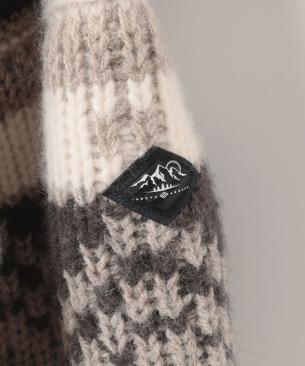 JOSEPH ABBOUD MOUNTAIN 【ペルー産ハイランドウール100％】ハイランドウールカウチンセーター 