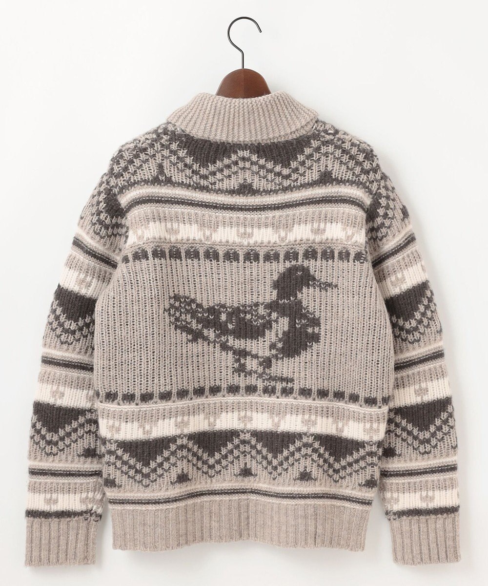 JOSEPH ABBOUD MOUNTAIN 【ペルー産ハイランドウール100％】ハイランドウールカウチンセーター 