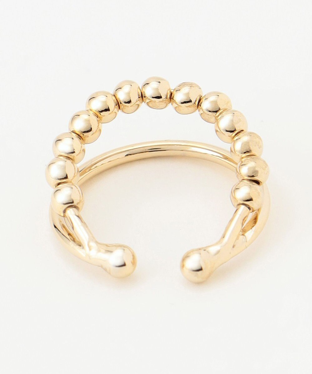 J.PRESS LADIES 【WEB限定】2way ボールイヤカフリング 