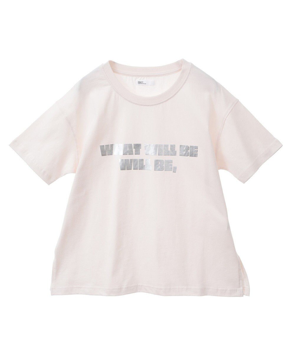 CRAFT STANDARD BOUTIQUE メタリックロゴプリントＴＥＥ 