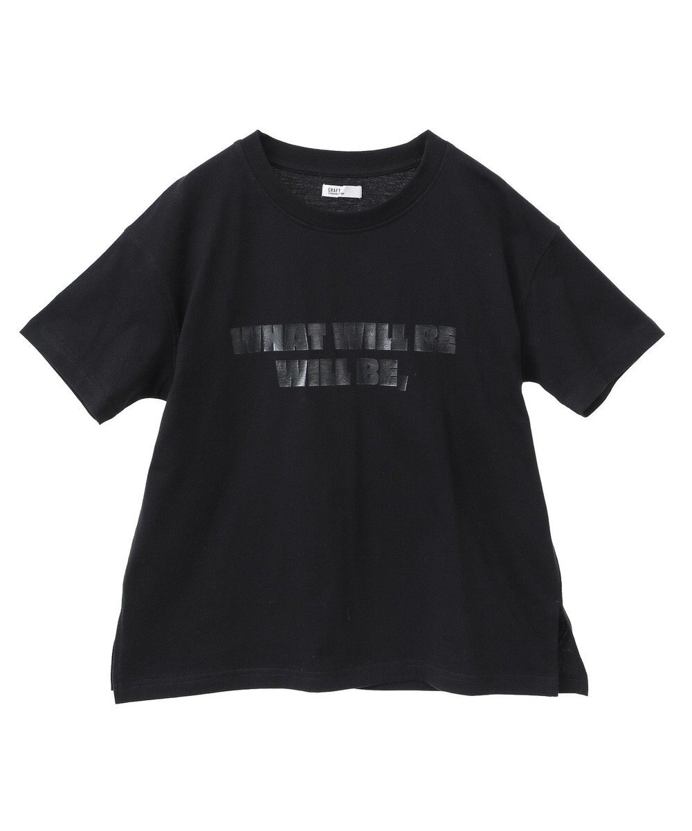 CRAFT STANDARD BOUTIQUE メタリックロゴプリントＴＥＥ 