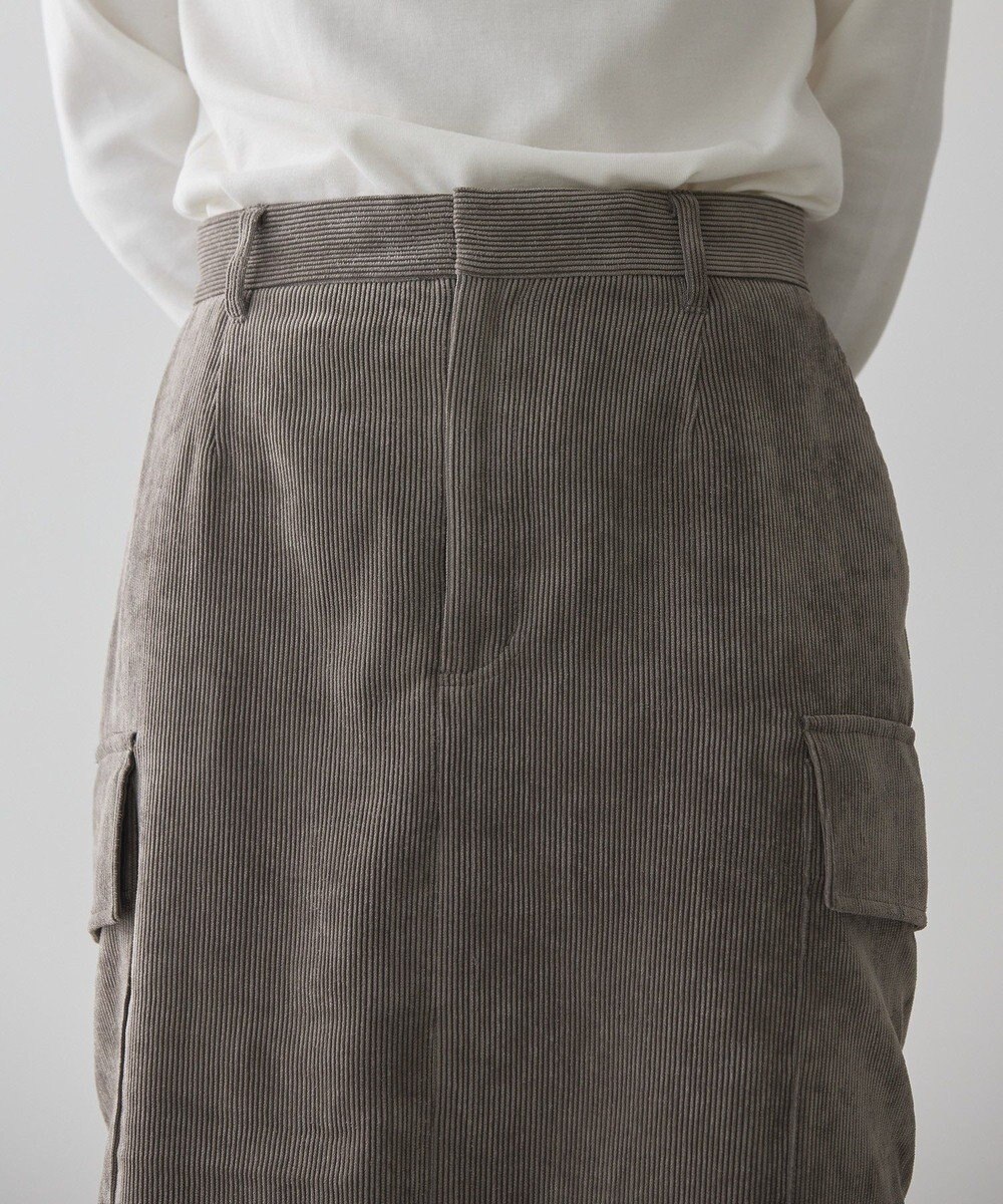 AMERICAN HOLIC コーデュロイサイドポケットタイトスカート 