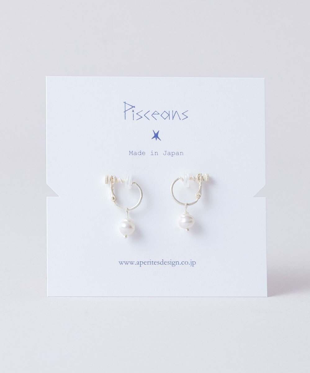 Pisceans 2wayドロップパールフープイヤリング 