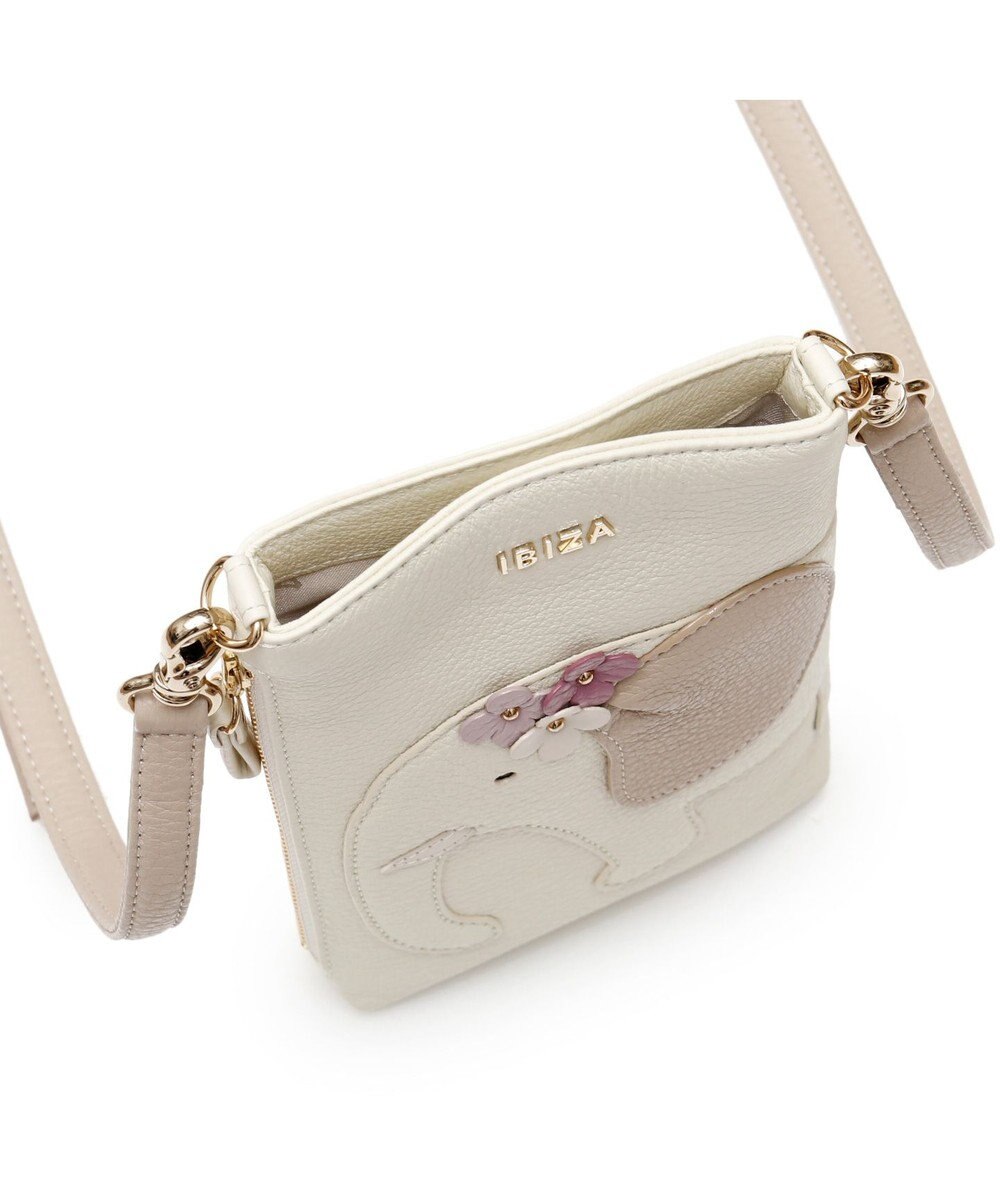 IBIZA アニマーダ　牛革　スマートフォンポシェット（ゾウ） 