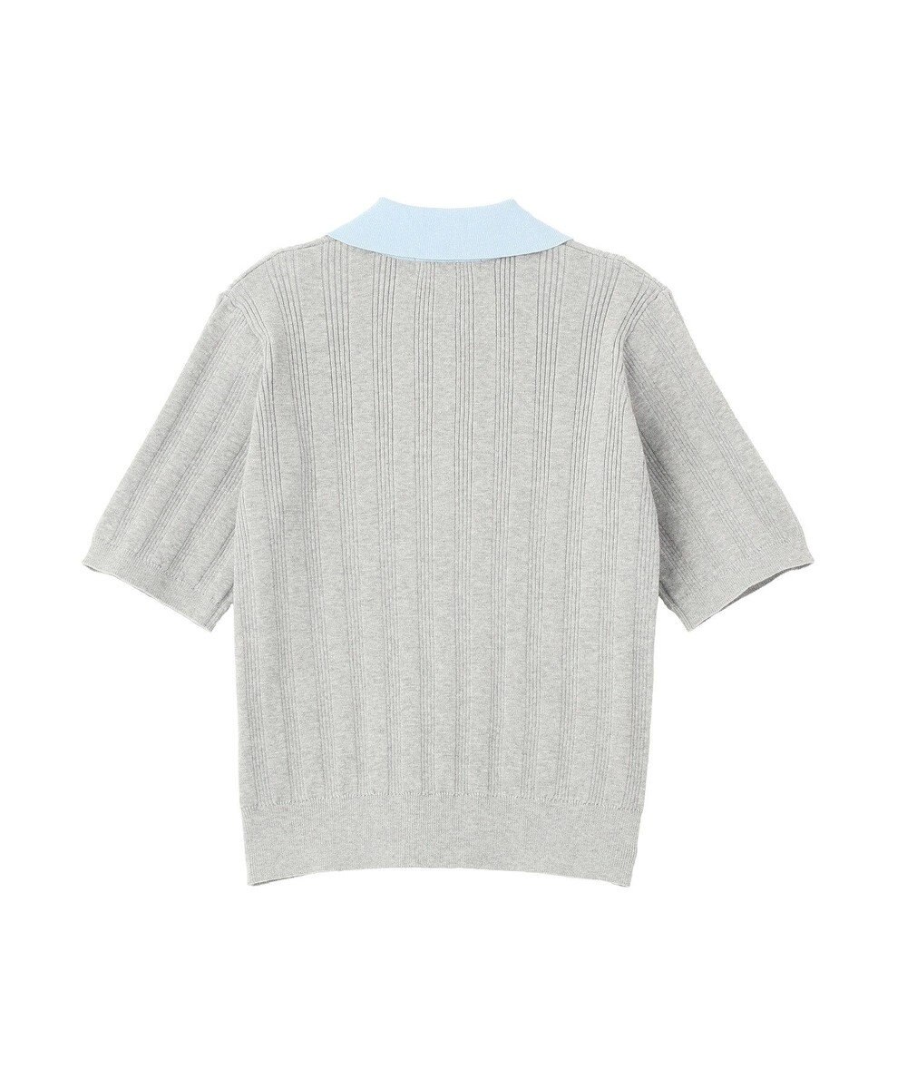 AMERICAN HOLIC 襟配色ニットポロ 