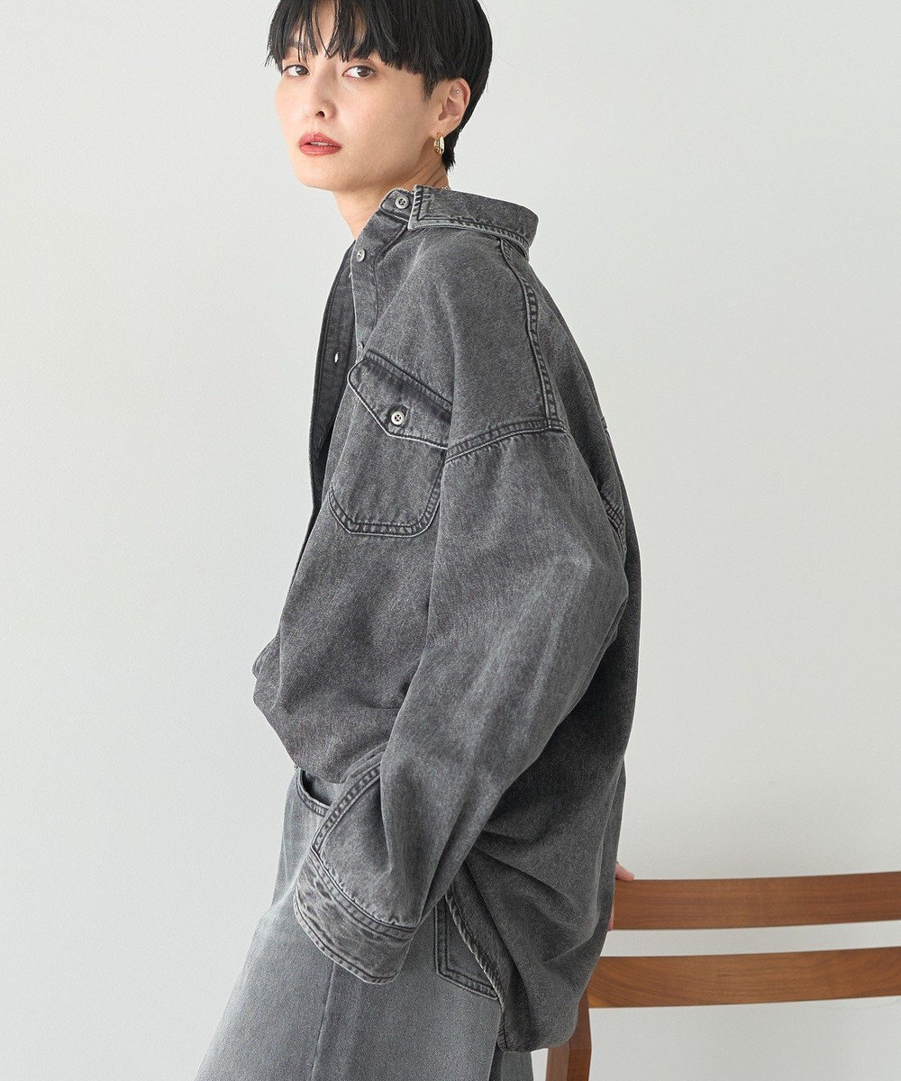 AMERICAN HOLIC Wポケットデニムシャツ 