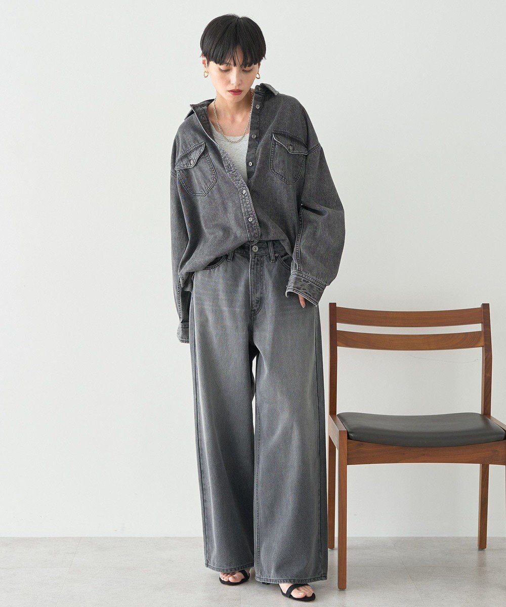 AMERICAN HOLIC Wポケットデニムシャツ 