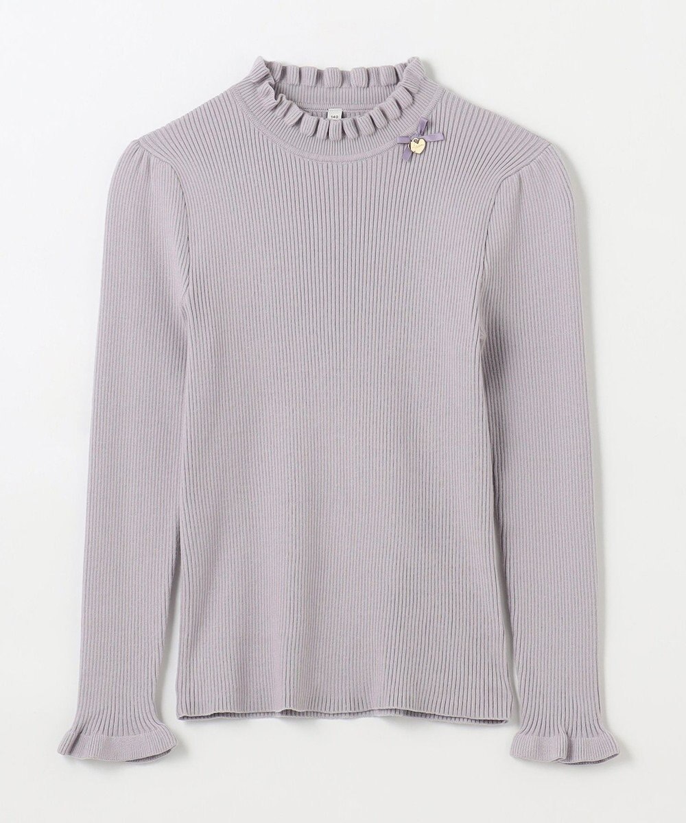 ANY KIDS 首フリルしあわせタッチニット 