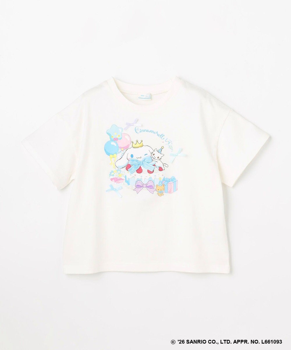 ANY KIDS 【シナモロール×ANY KIDS】プリント 半袖Tシャツ 