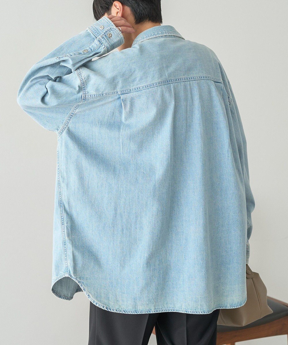 AMERICAN HOLIC Wポケットデニムシャツ 