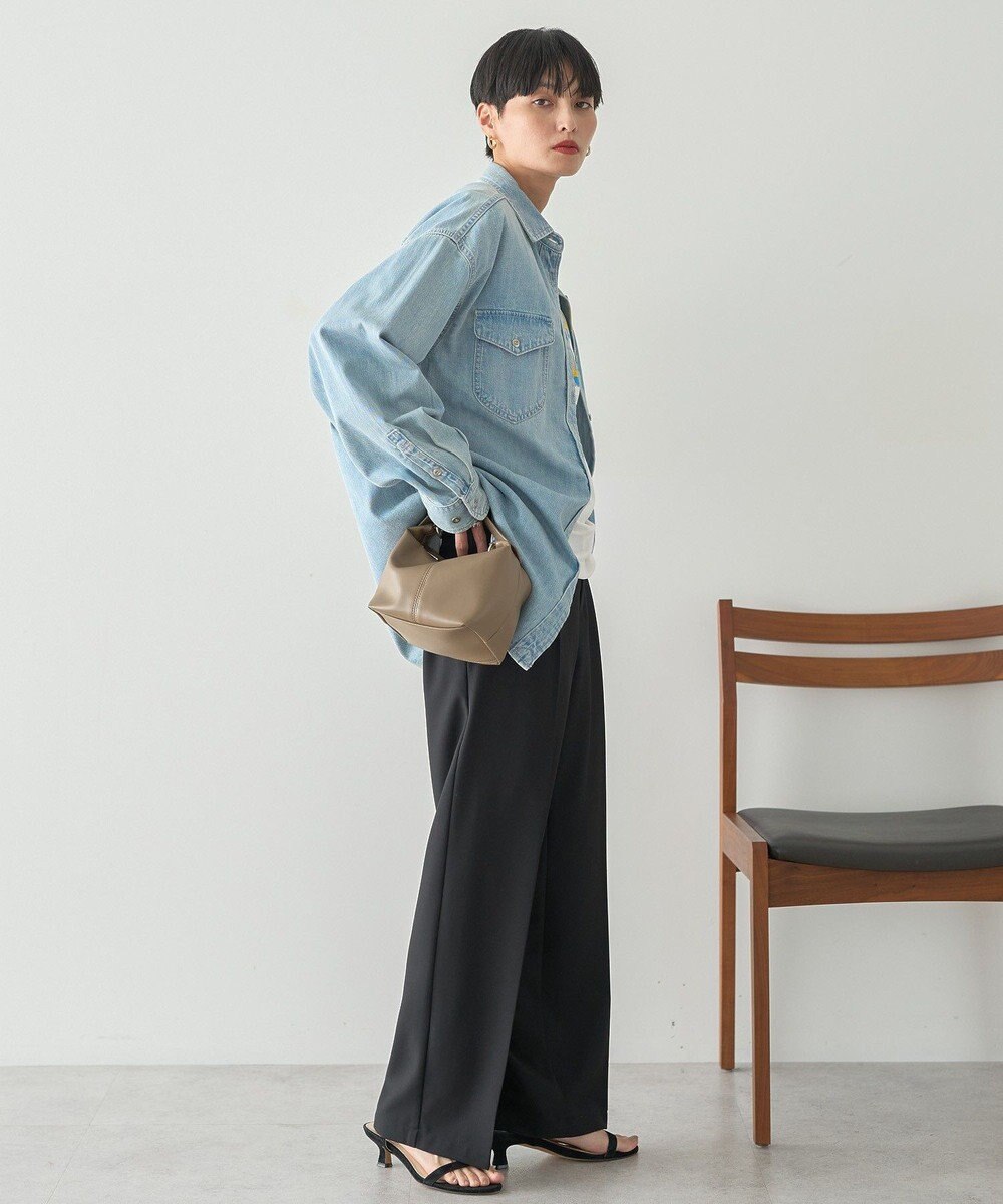 AMERICAN HOLIC Wポケットデニムシャツ 