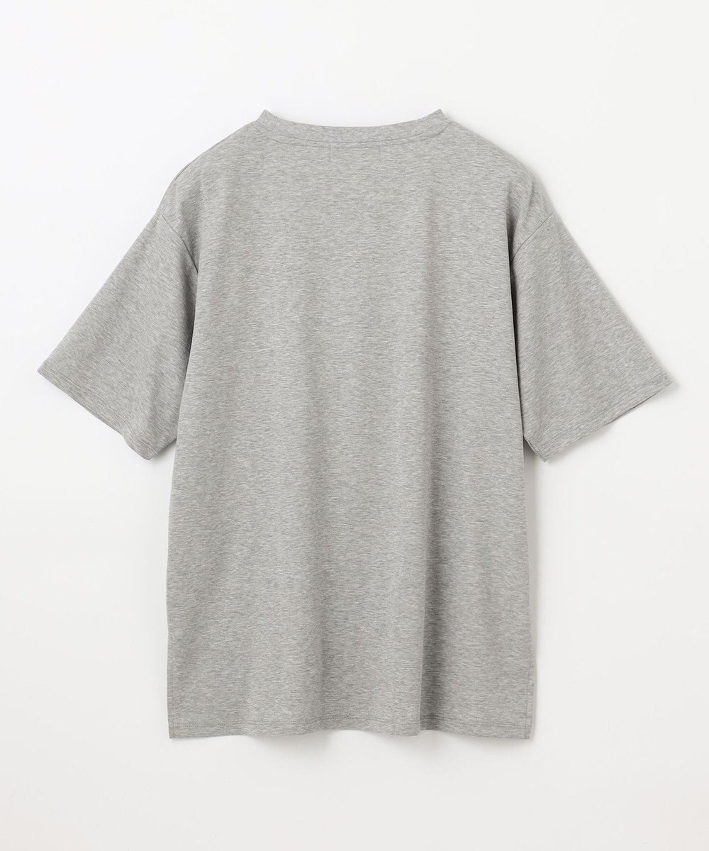 ANY 【汗ジミ防止加工】シルケットスムース半袖ロゴTシャツ 