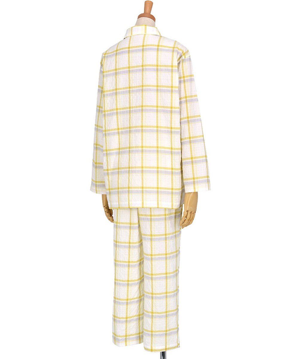 ワコール／睡眠科学 パジャマ 長袖 長ズボン 綿混ローン素材 レディース YDX343 睡眠科学／ワコール 