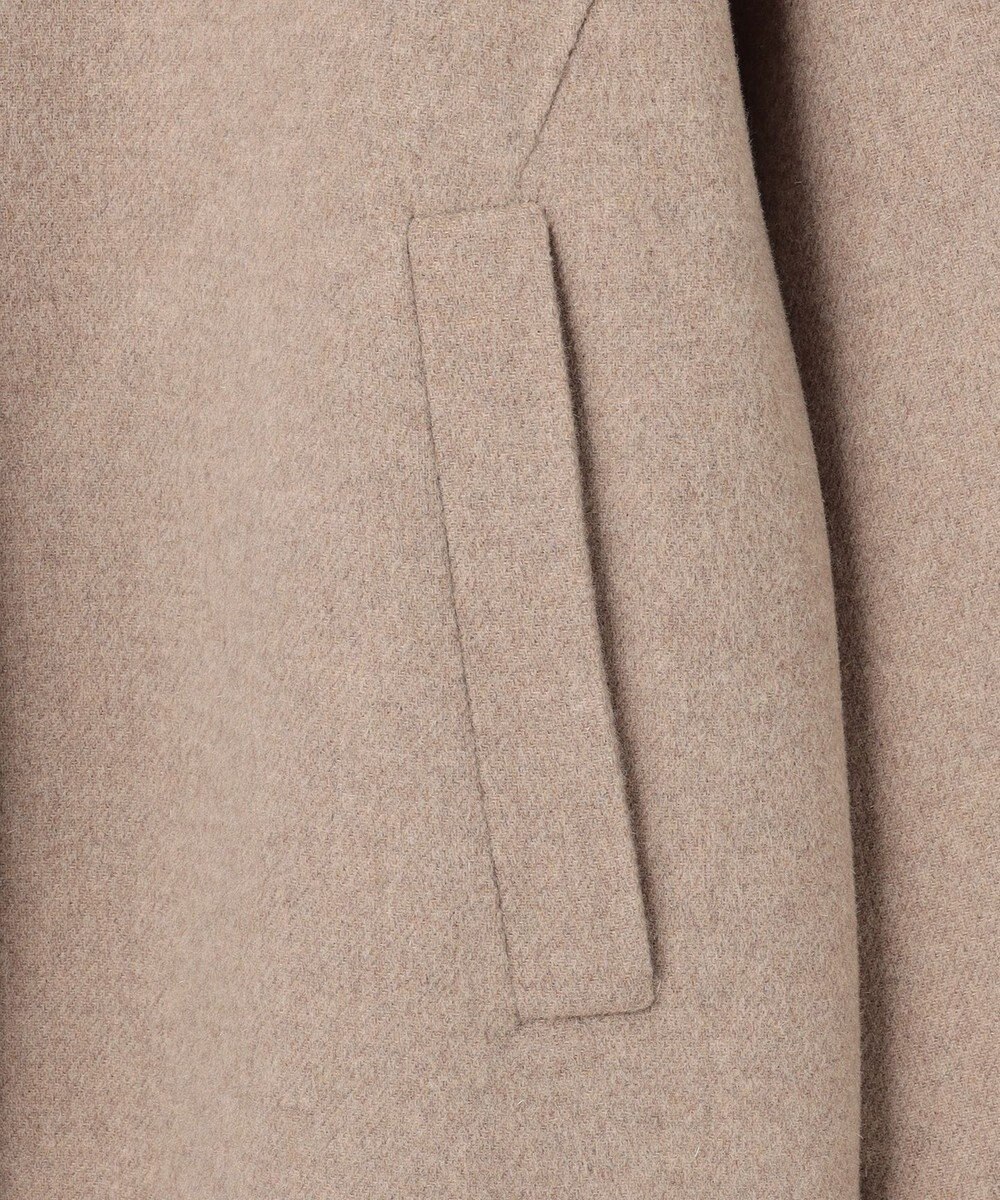 BEIGE， BOW / ウールリバー コクーンチェスターコート 
