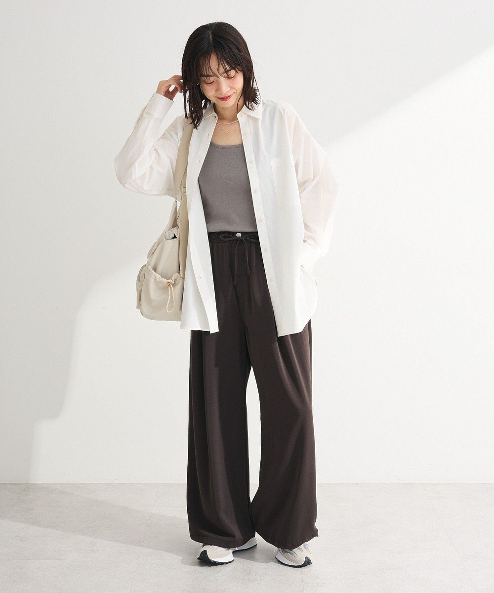 Green Parks 機能付テレコリブタンクトップ 