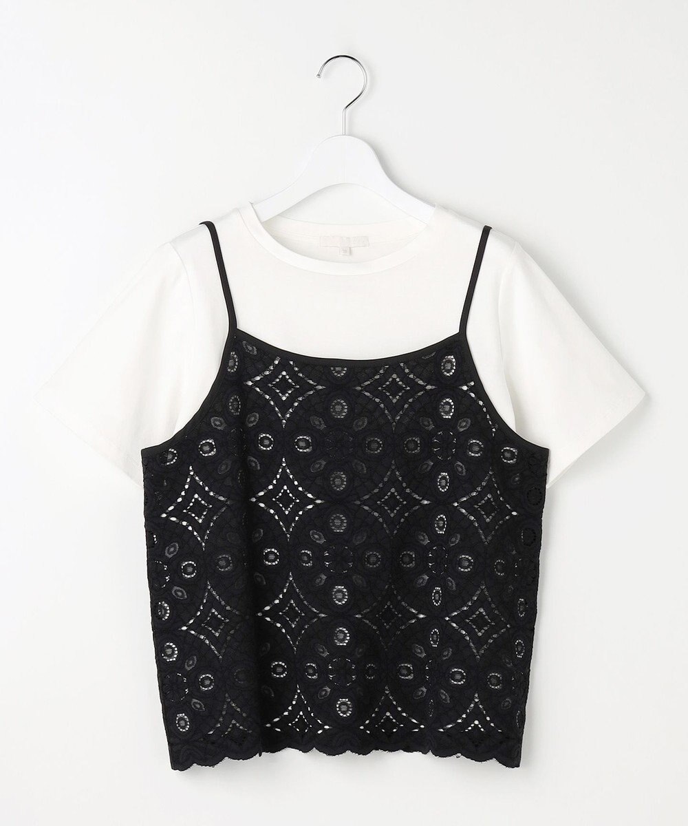 自由区 レースコンビ Tシャツ 