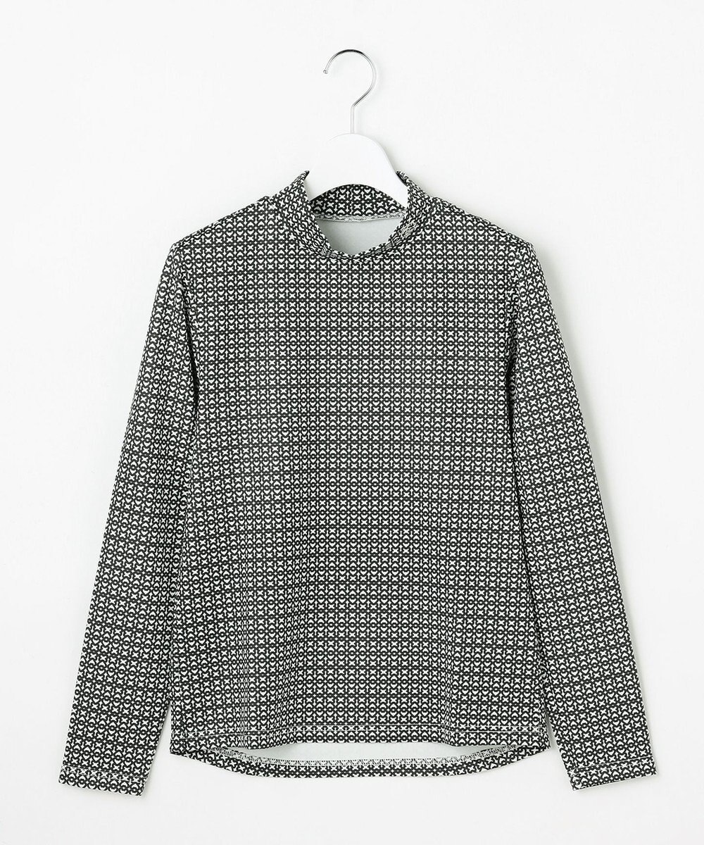 23区GOLF 【WOMEN】モノグラムプリントモックネック 