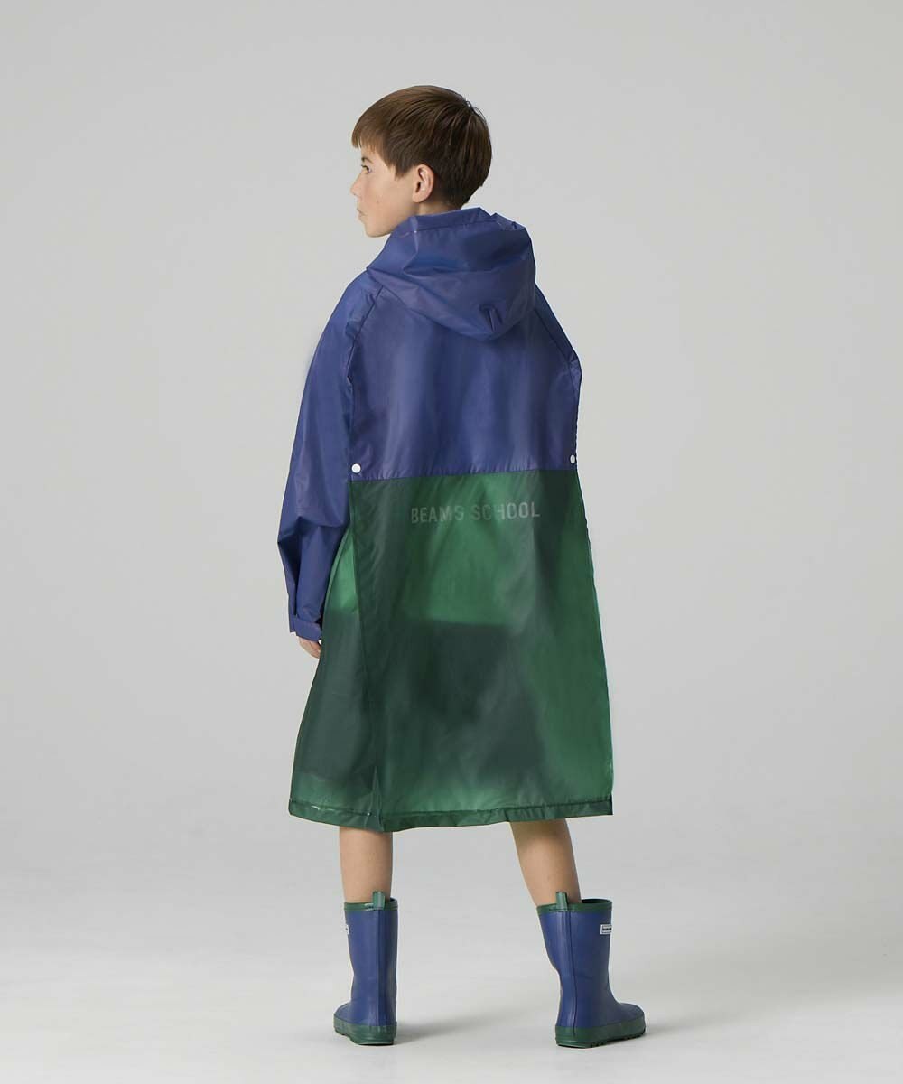 BEAMS SCHOOL シームレスレインコート 