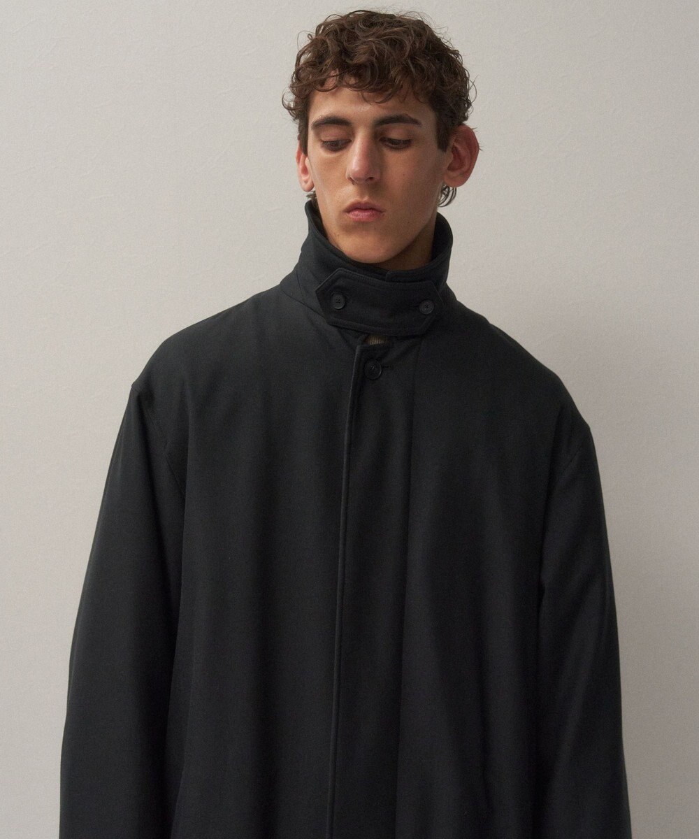 ATON NIDOM SILK | シルクパッドバルマカーンコート - UNISEX 