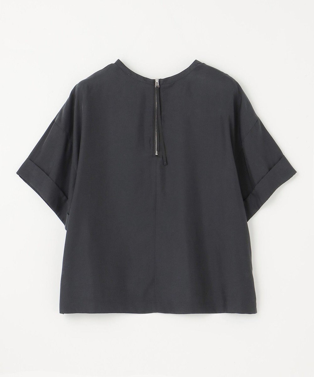 NAVE 【ReNAVE・セットアップ可/洗える/UVケア/接触冷感】フィブリルシャンブレー Tブラウス 