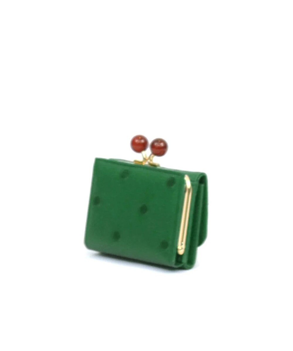 UNBILLION ペルケ perche / アクリル玉三つ折りミニサイフ 