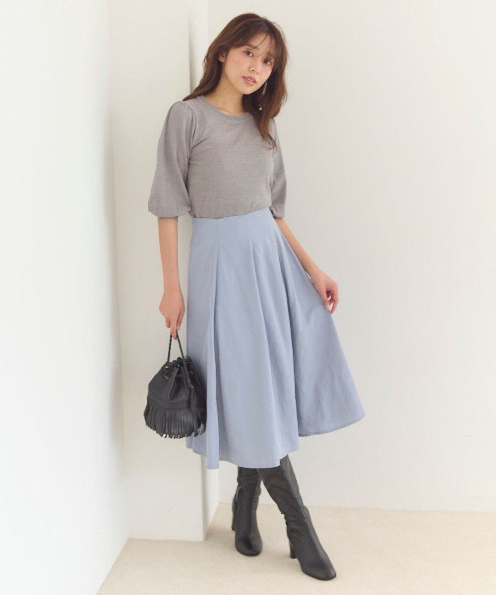 Feroux 【洗える】ラメ プルオーバーニット 