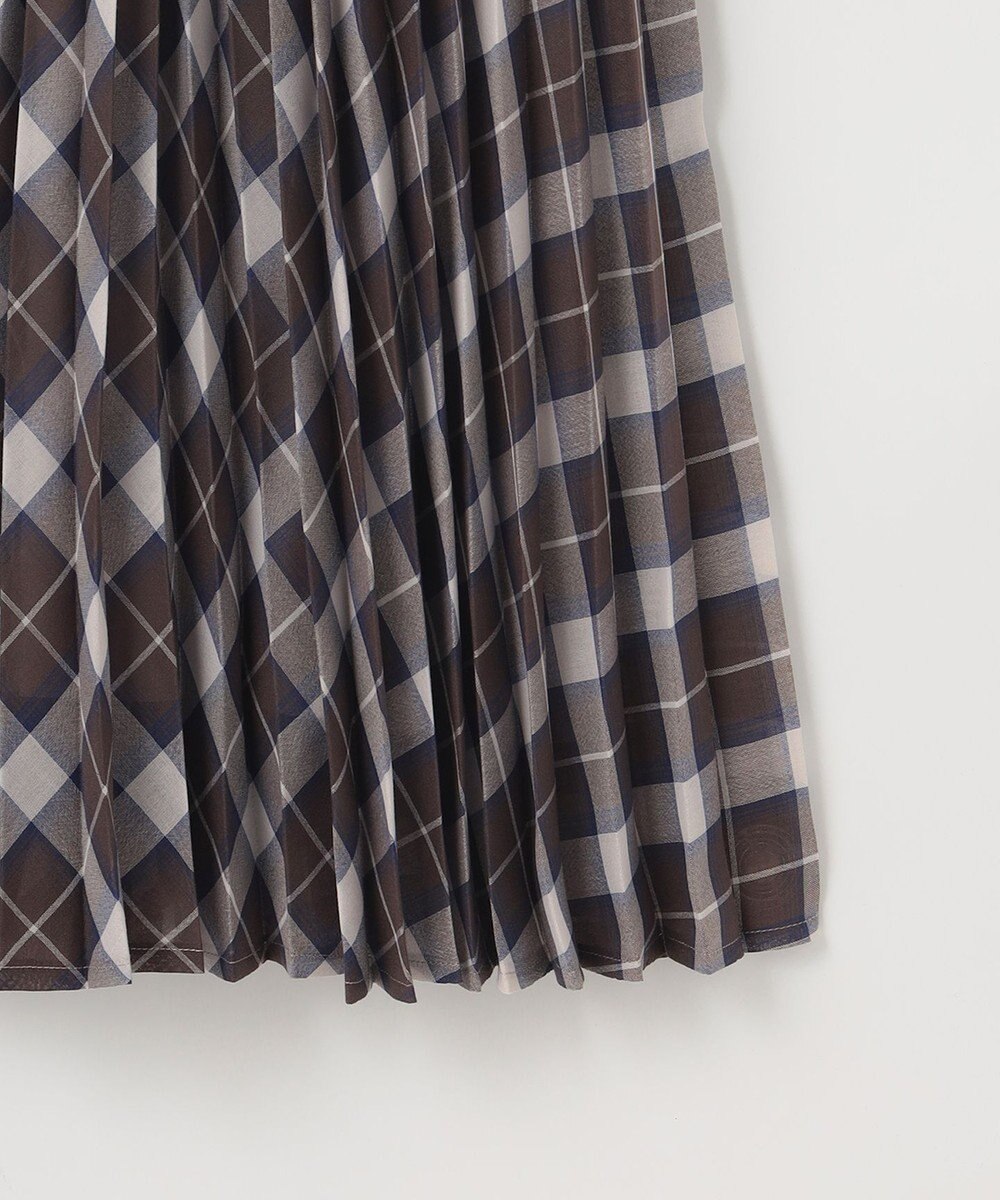 ANY SIS 【洗える】オンブレーチェックコンビ ワンピース 